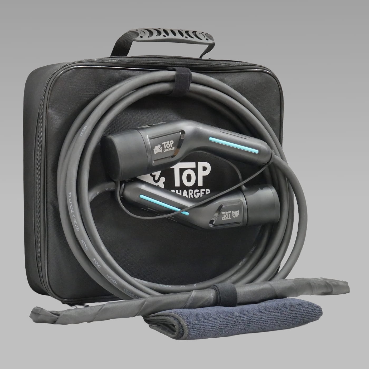 Top Charger Type 2 to Type 2 EV Charging Cable Bundle