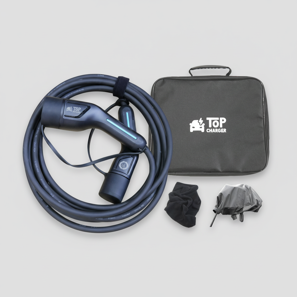 Type 2 to Type 2 EV Charging Cable Bundle 7m 32A